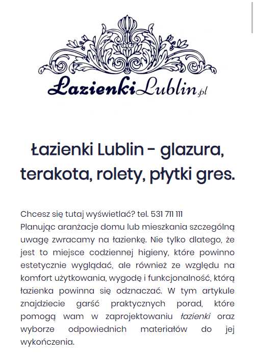 Łazienki Lublin