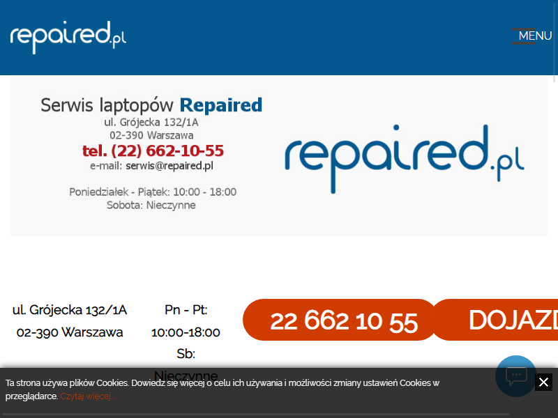 Repaired - serwis laptopów Warszawa Ochota